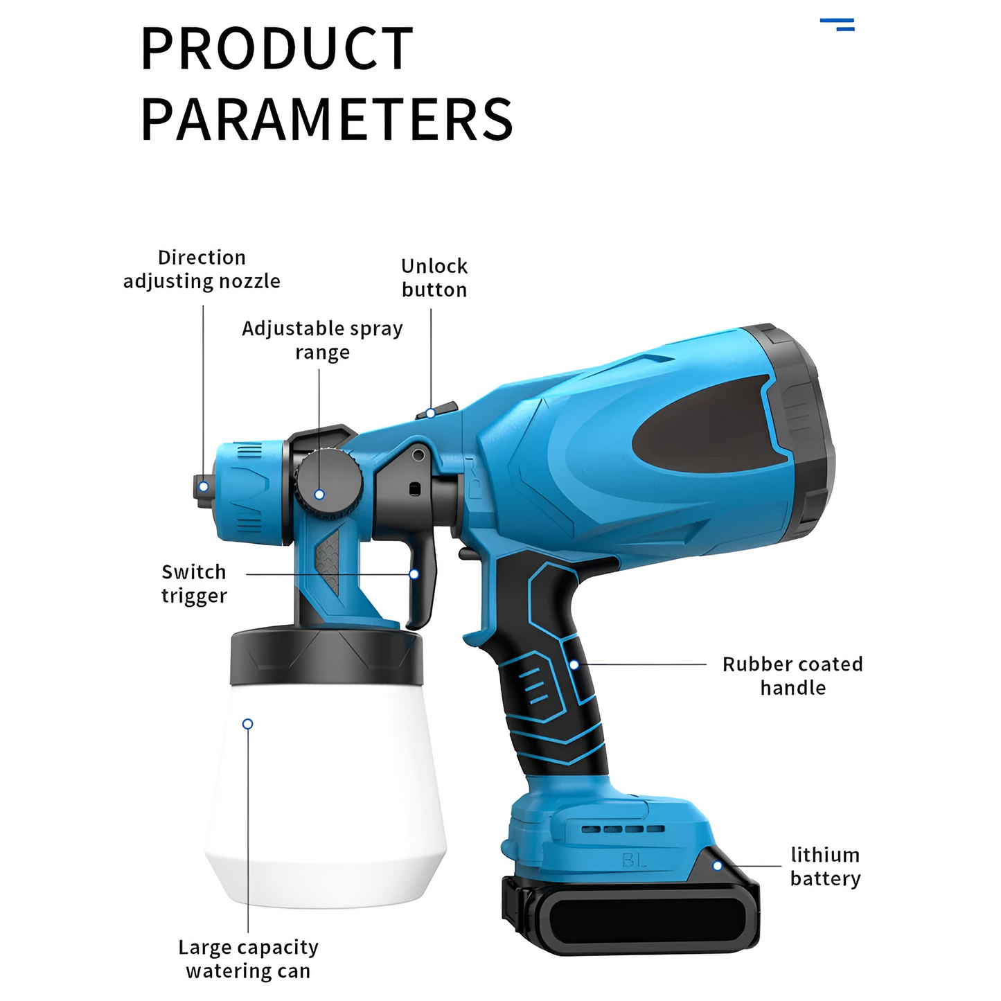 WELLNESSIDE™ HIGH-PRESSURE PAINT SPRAYER